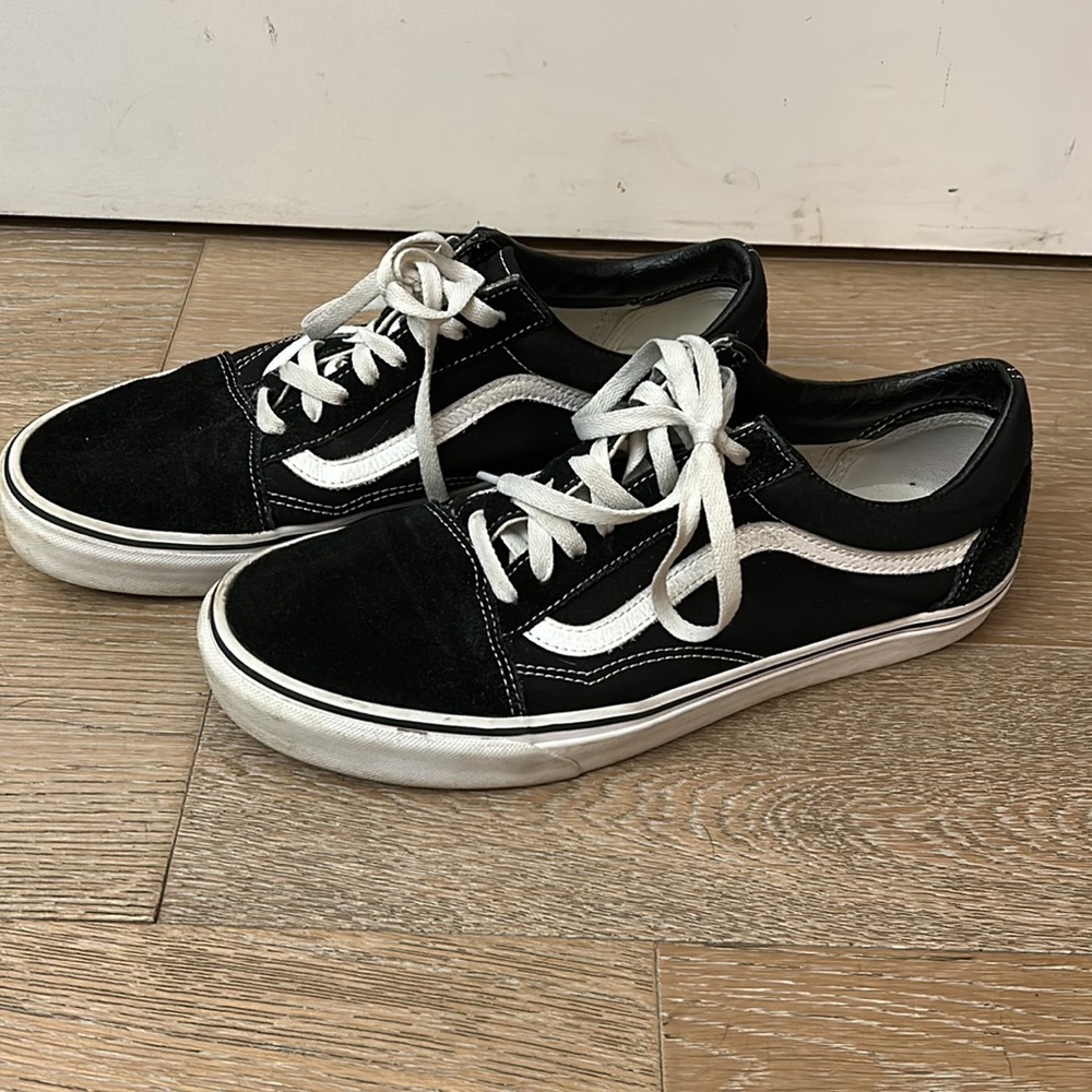 Vans old stool black sneakers men’s size 11 - Picture 3 of 7